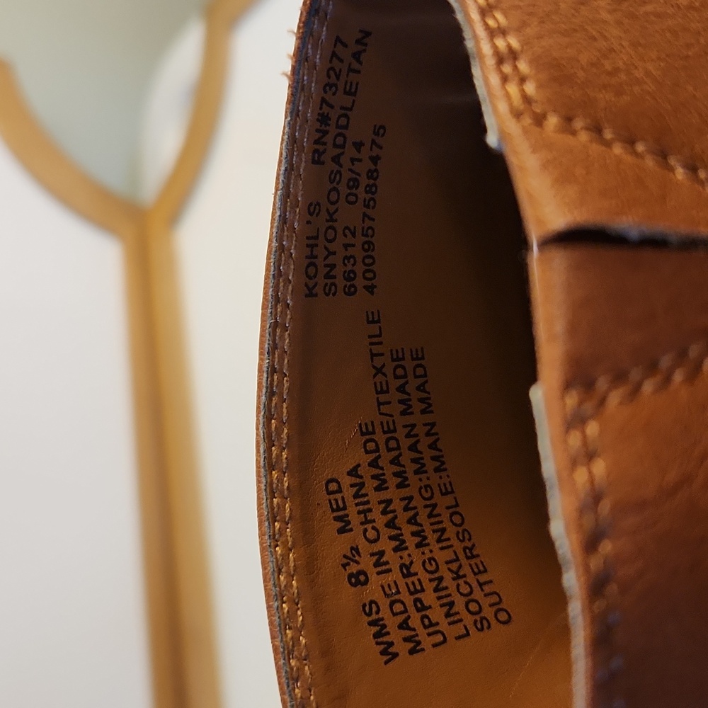 Sonoma Life+Style Saddle Brown Peep Toe Booties – Size 8.5 - Picture 8 of 13